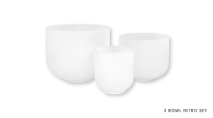 3-Note Crystal Singing Bowl Intro Set
